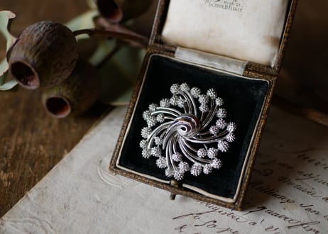 Mimosa, Trifari brooch