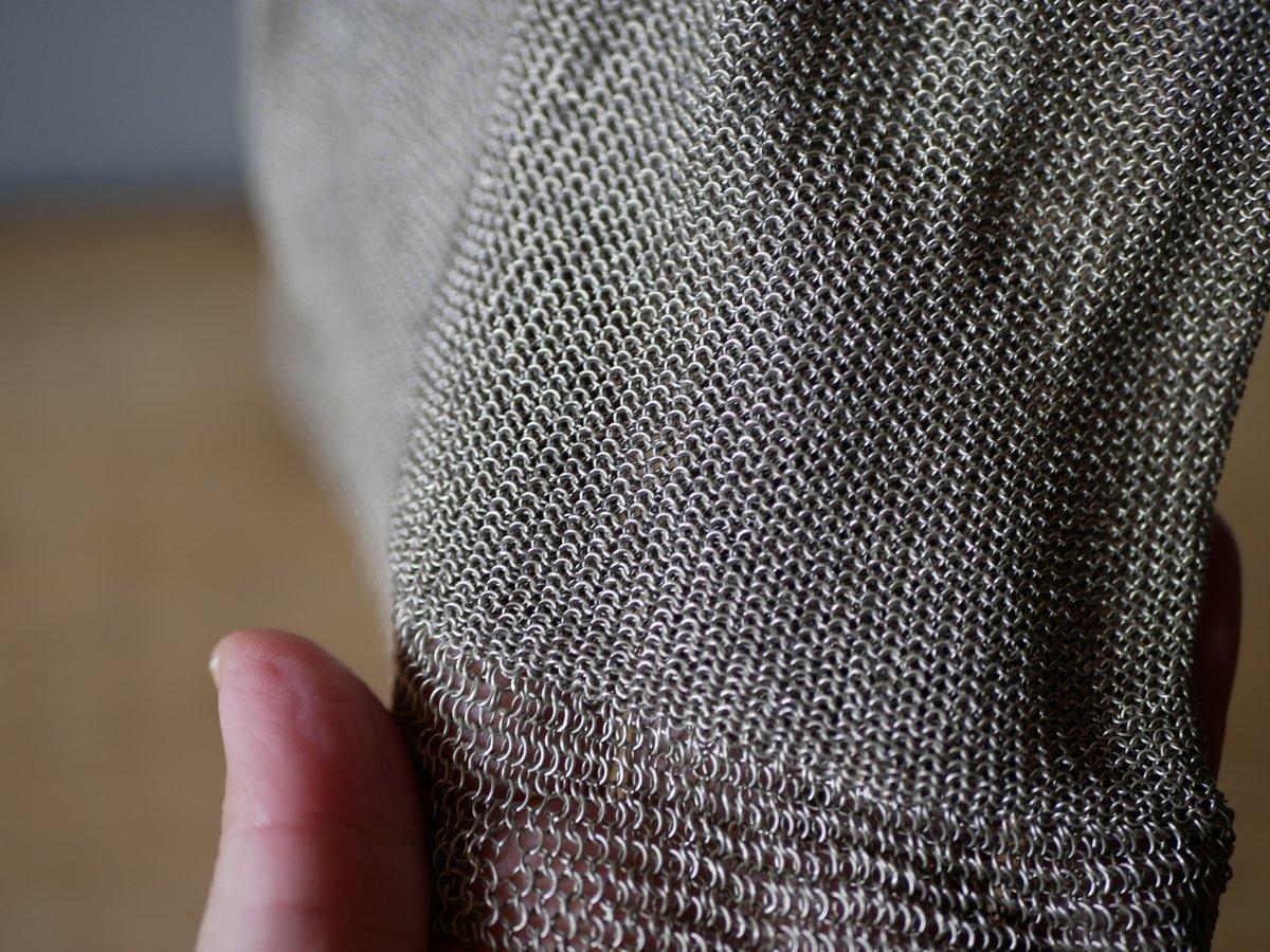 純銀 メッシュバッグ シャトレーン フランスアンティーク アンティーク