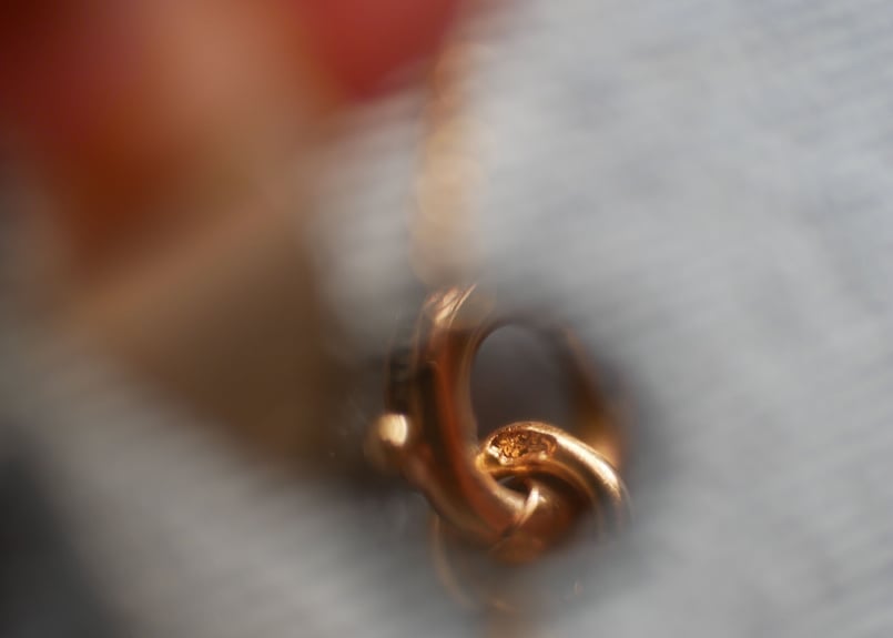 FN-01 フィリグリーネックレス 18金 18K ピンクーゴールド フランス