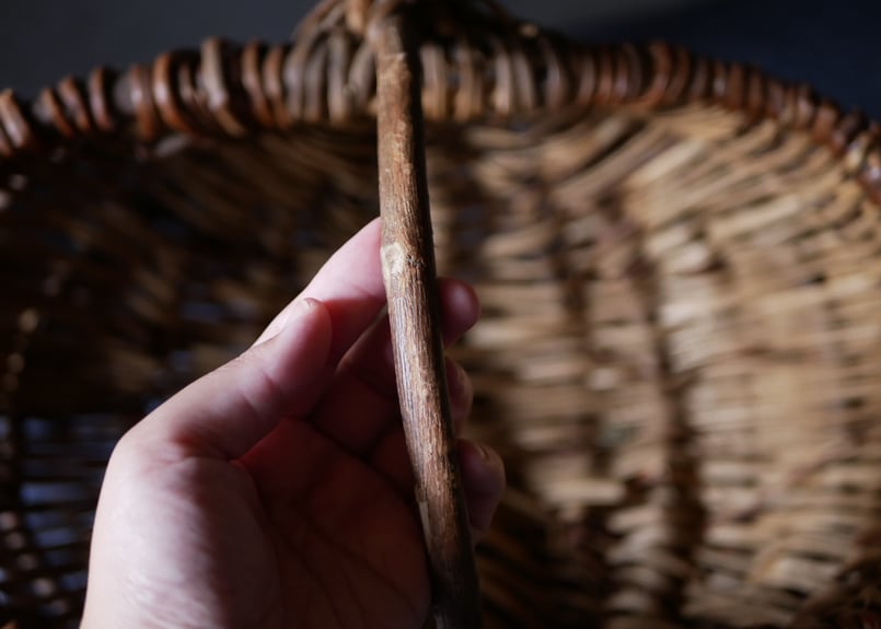 *️⃣プロフ必読❣️アンティーク 製造国不明 カゴ パニエ 蔓 ヴィンテージ 古手 籠 ️⃣プロフ必読❣️アンティーク 製造国不明 カゴ パニエ 蔓