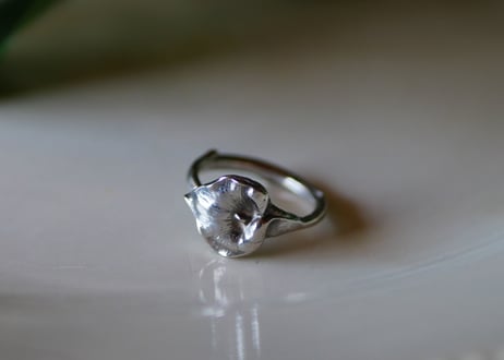 Spoon Ring 【Calla lily】