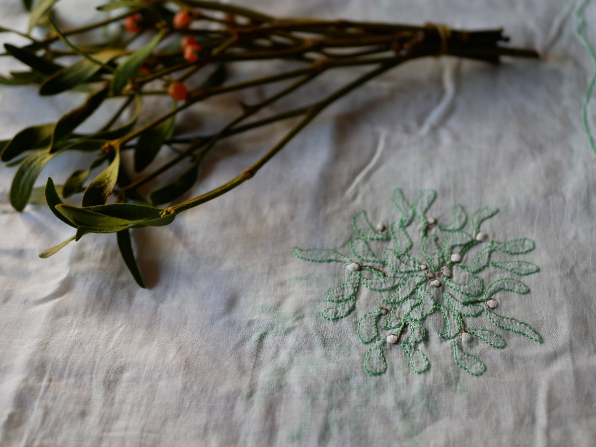 フランスアンティーク　手鏡　刺繍　ブロカント フランスアンティーク 手鏡 刺繍 ブロカント