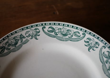 antique plate, Longchamp