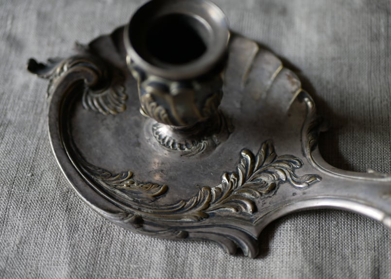 クリストフル CHRISTOFLE キャンドルホルダー キャンドルスタンド