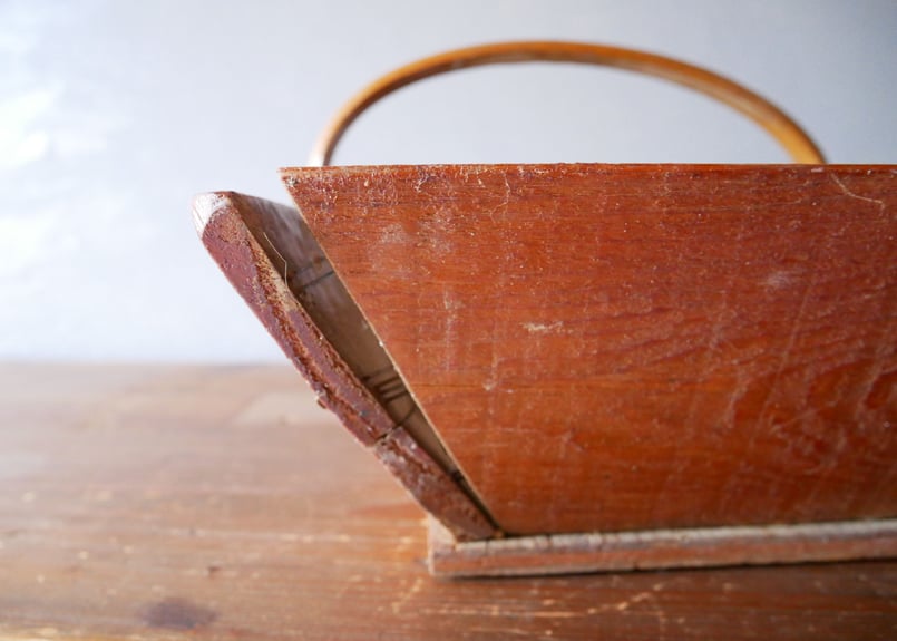 フランスアンティーク 葡萄の収穫用 パニエ バスケット | mamantique