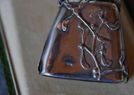 silver baby rattle【御予約品】