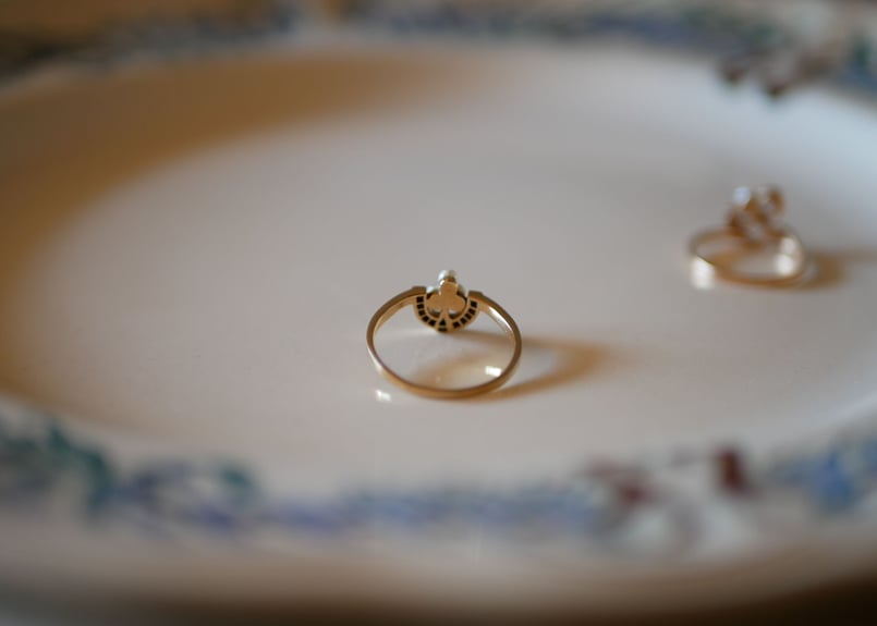 K18 アールデコ スパニッシュリング スペインアンティーク | mamantique