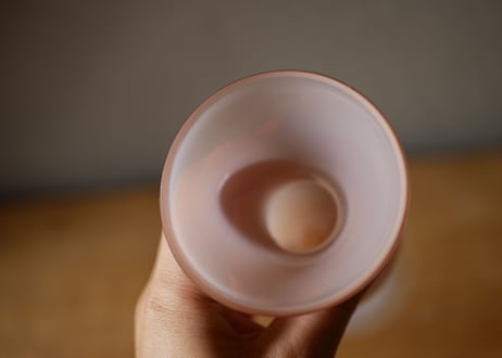 no.7 　オパリンガラス　フラワーベース　フランスヴィンテージ　ブロカントのある暮らし