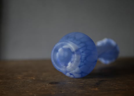 サテンガラス　アンティーク　フラワーベース　花器　花瓶　アンティークのある暮らし