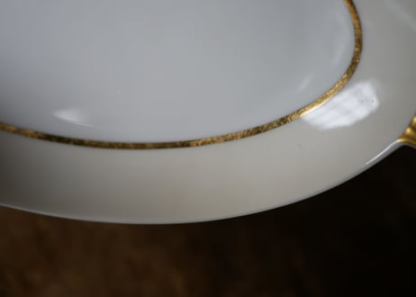 リモージュ　金彩　ラヴィエ　フランスアンティーク