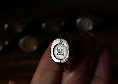 白鳥　スワン　刻印あり　カードホルダー　フランスヴィンテージ　ブロカントのある暮らし