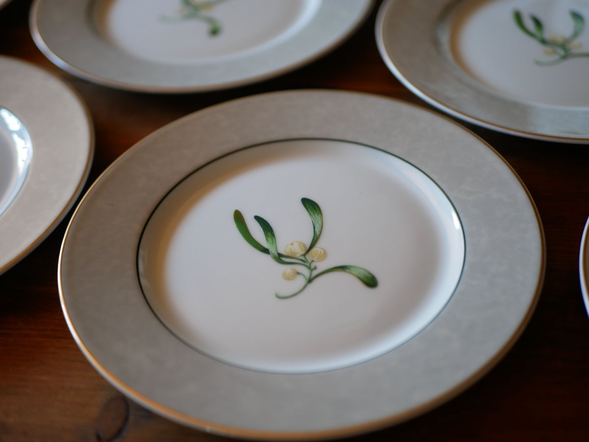 STOCK→1 フランス LIMOGES リモージュ 宿り木 プレート | mamantique