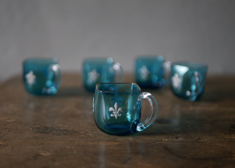 エナメルシリーズ part.11 フルールドリスのカップ フランス