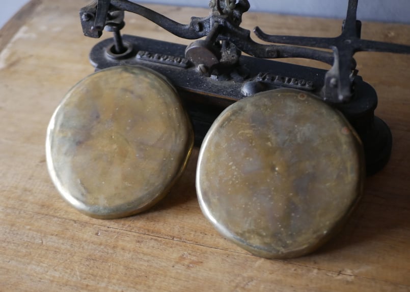 EL FORCE フランスアンティーク バランススケール 上皿天秤