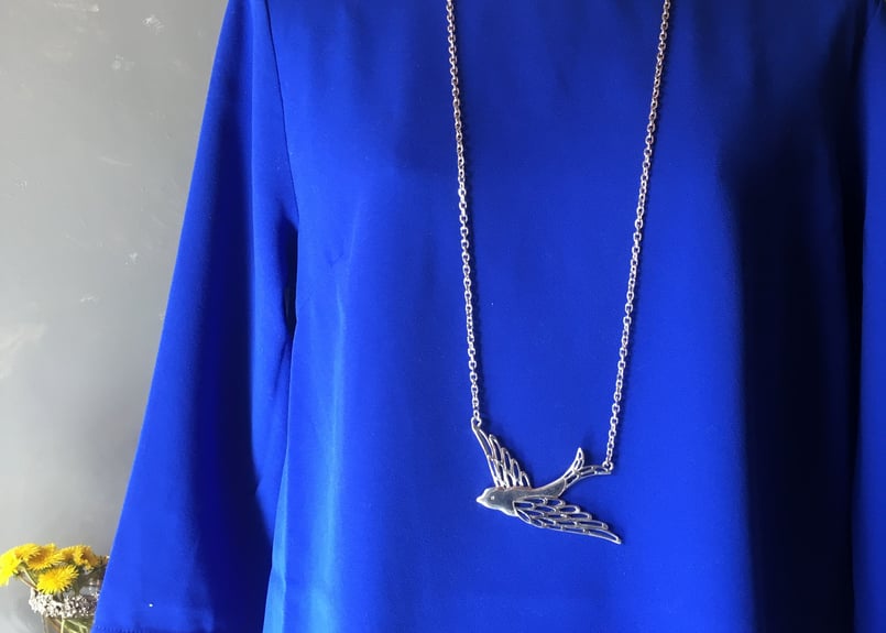 フランス ヴィンテージ ツバメ ネックレス | mamantique