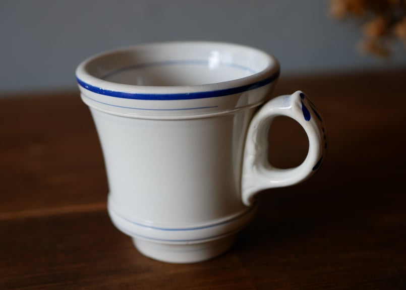 フランス　アンティーク　creil montereau カップ　湯呑み　ポット フランス アンティーク creil montereau カップ 湯呑み ポット 湯呑み