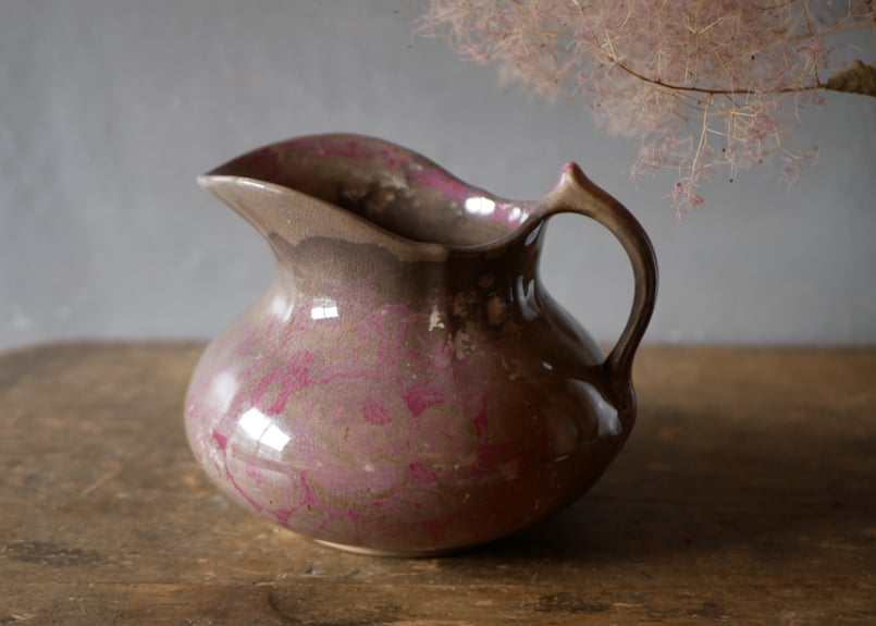 フランスアンティーク　ピッチャー　水差し　プチポアン　ブロカント アンティークピッチャ― 水差し フランスアンティーク ブロカント