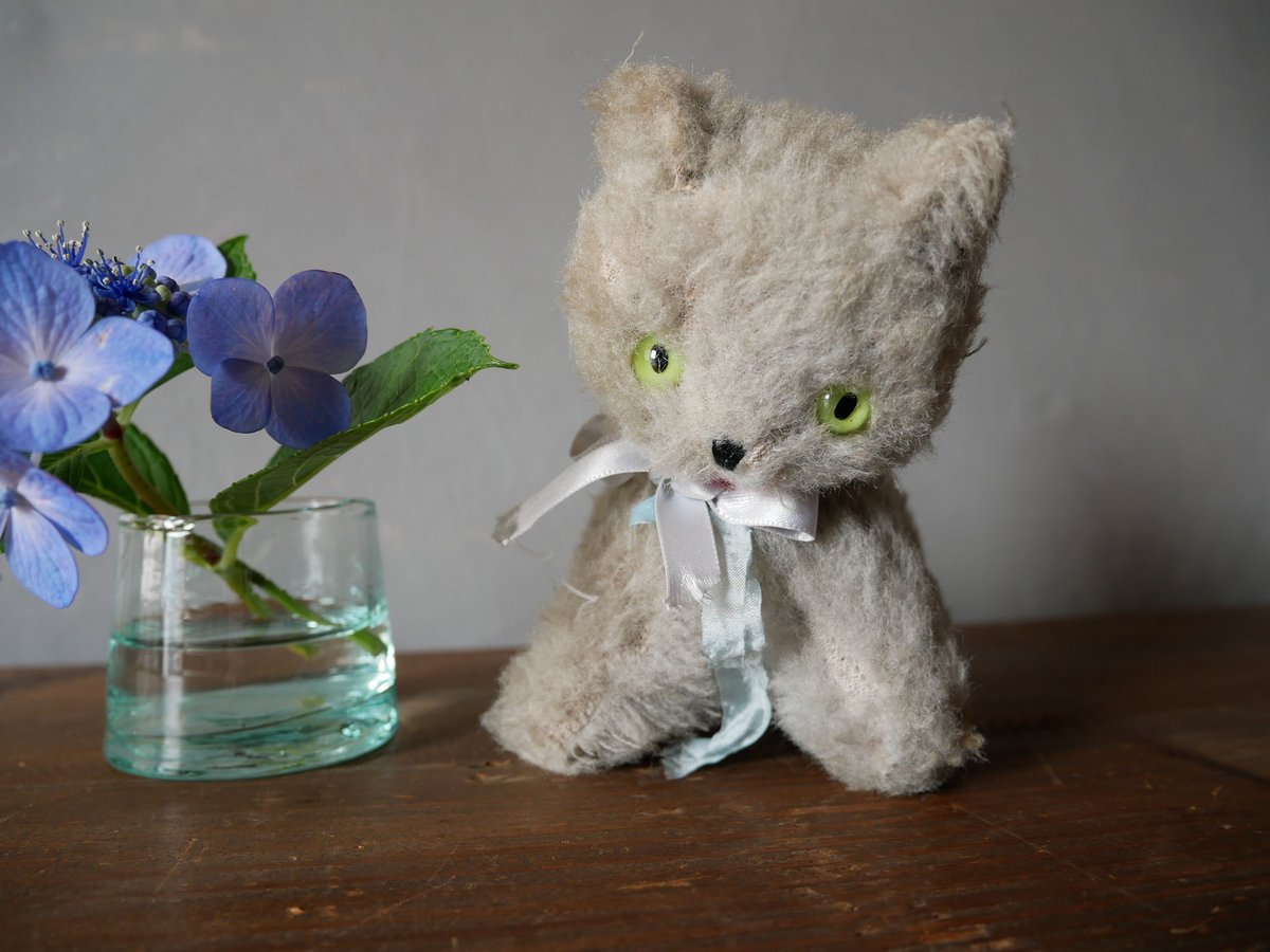 フランスアンティーク 子猫ちゃん ぬいぐるみ | mamantique