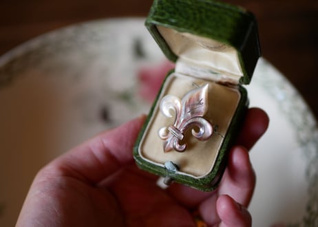 fleur-de-lis　brooch