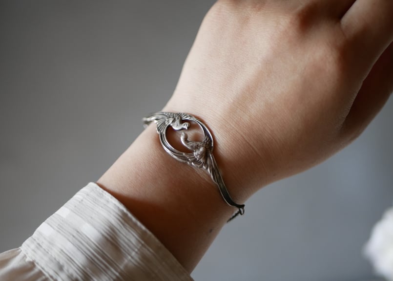 フランスアンティークブレスレット フランスアンティーク】ブレスレット 925・K18 DBT00027 フランス