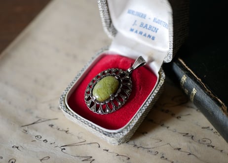 マーカサイト マルカジット ペンダントトップ FRANCE antique BROCANTE vintage