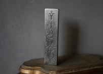 3 Metal engraving , monogramme　フランスアンティーク