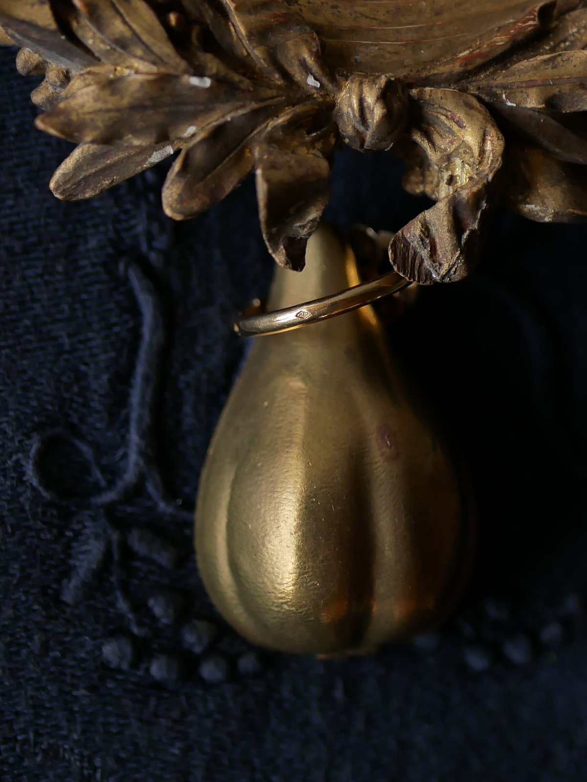 ★お取置き★年代物【フランス製✤マザーオブパールと天然石】ヴィンテージリング FR-10 アンティークリング K18 天然ダイヤモンド 天然真珠 フランス