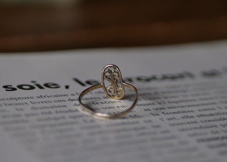 filigree silver ring
