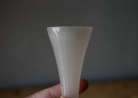 no.5 　オパリンガラス　フラワーベース　フランスヴィンテージ　ブロカントのある暮らし