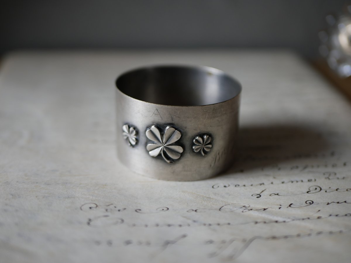 猫のナプキンリング　フランスアンティーク　ブロカントのある暮らし 猫のナプキンリング フランスアンティーク ブロカントのある暮らし 猫