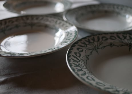 深皿 ヤドリギ フランスアンティーク 宿り木 brocante