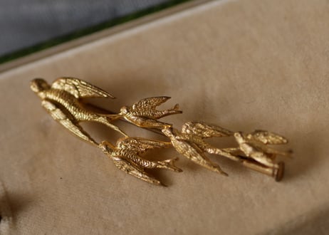 swallows  brooch