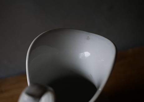 クレイユモントロー　フランスアンティーク　ピッチャー　ピシェ　花器　アンティークのある暮らし