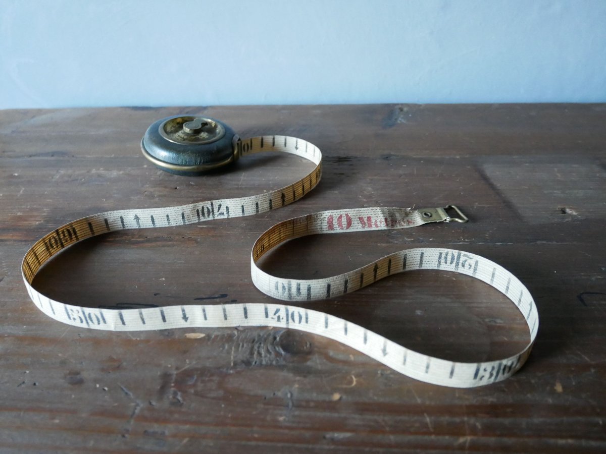 John Rabone & Sons社製のアンティーク メジャー 手巻き イギリス