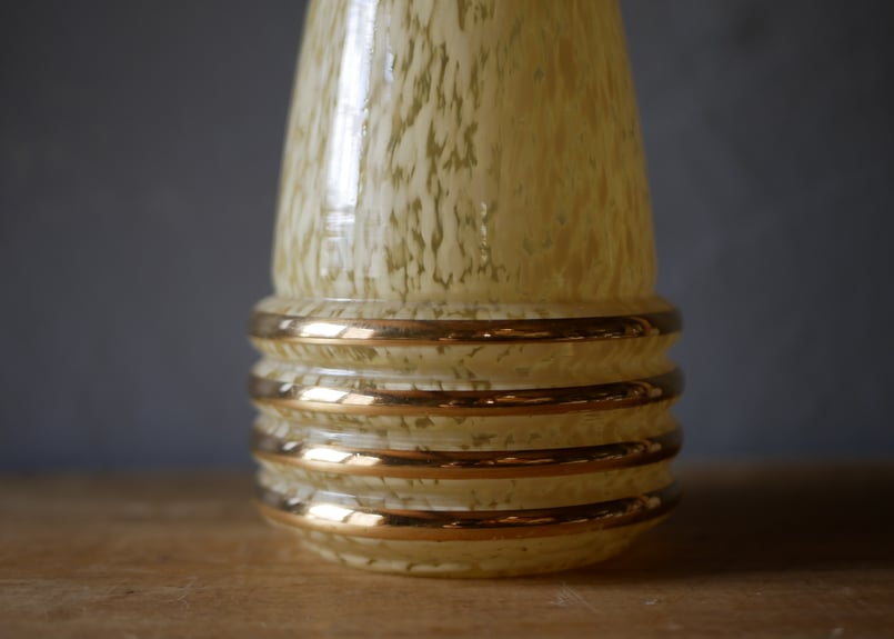 クリシー アールデコ フラワーベース 花器 ヴィンテージ フランス