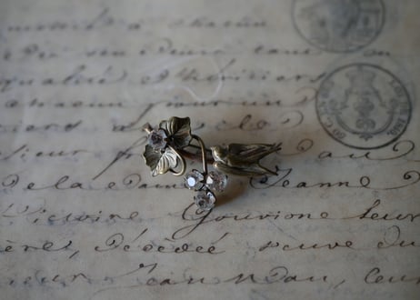 French antique & brocante ツバメのブローチ2 フランスアンティーク