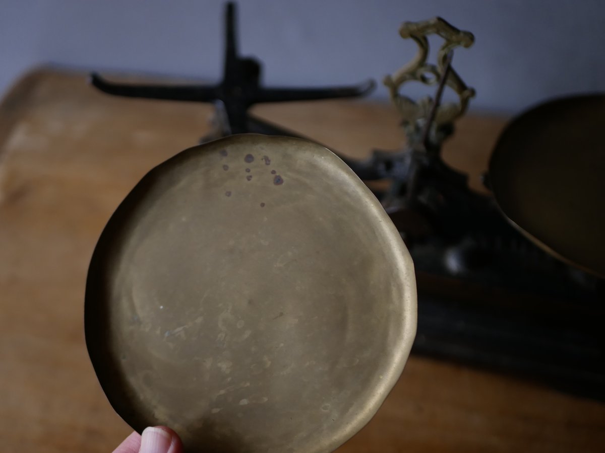 EL FORCE フランスアンティーク バランススケール 上皿天秤