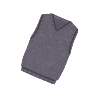 [即納]送料無料 oatmeal cotton vest