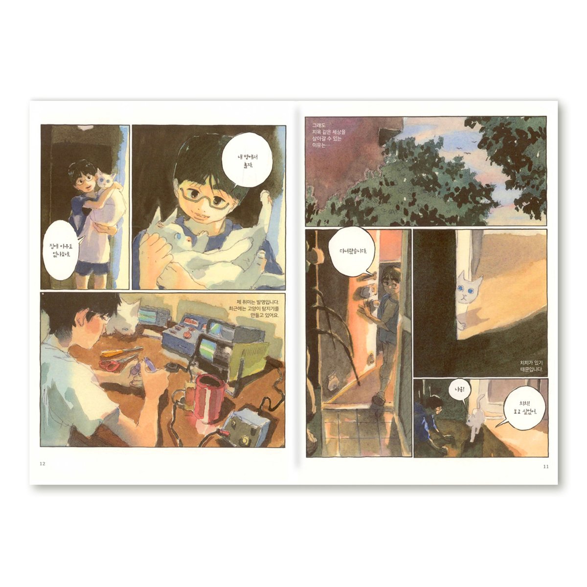성률 『여름 안에서』 韓国水彩画家絵本漫画 성률 『여름 안에서』 韓国水彩画家絵本漫画