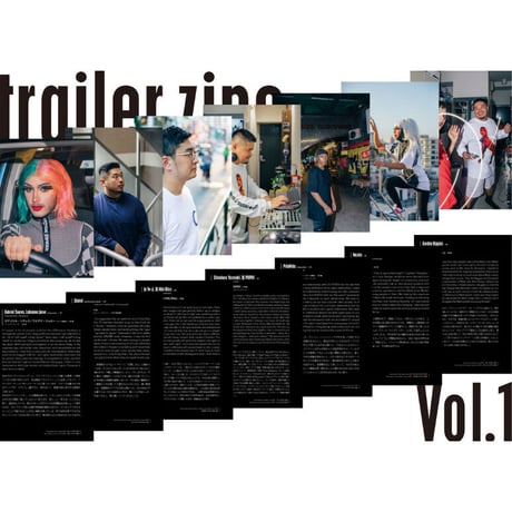trailer zine vol.1 & vol.2 set
