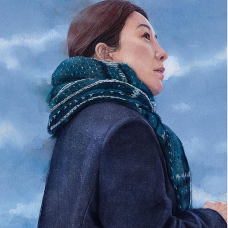 映画『ユンヒへ 　윤희에게　Moonlit Winter』イラストポスター