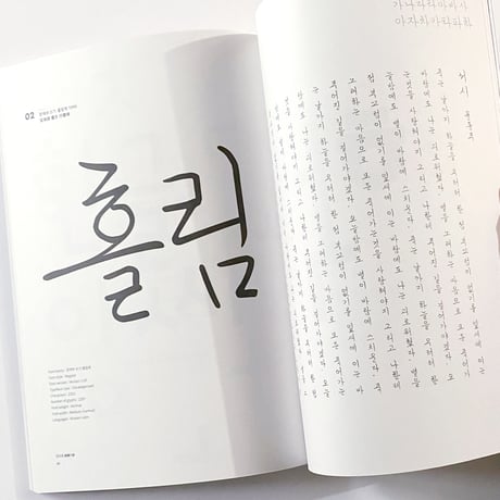 AIM  ISSUE19  /  ハングル・タイポグラフィ