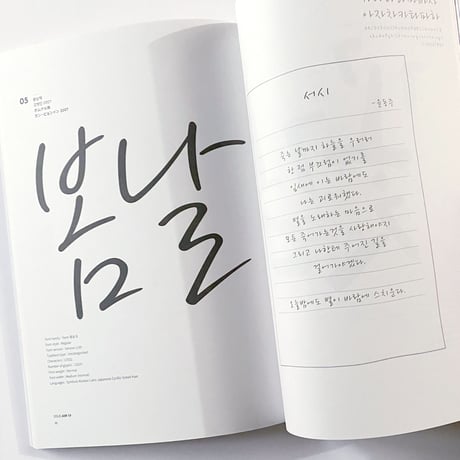 AIM  ISSUE19  /  ハングル・タイポグラフィ