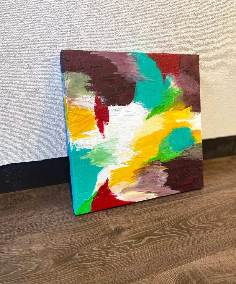 色遊び抽象画 square S4 | nuancebeans