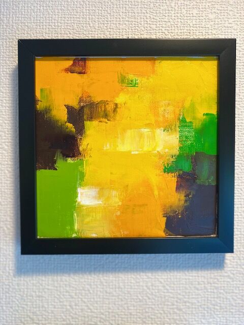 抽象的な油彩画 松ぼっくり fit=scale-down,w=1200