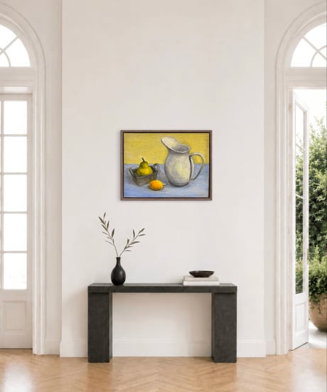 油絵　西村沙世子　静物画4