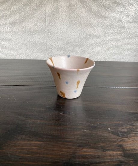 酒器　ピンク×ドット