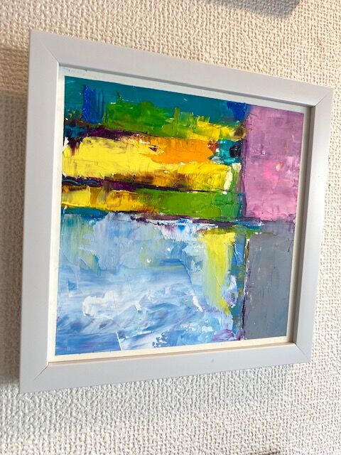 【真筆保証❗】森田一筆　油彩油絵　肉筆　題『ざくろ』SM　額装 真筆保証❗】森田一筆 油彩油絵 肉筆 題『ざくろ』SM 額装