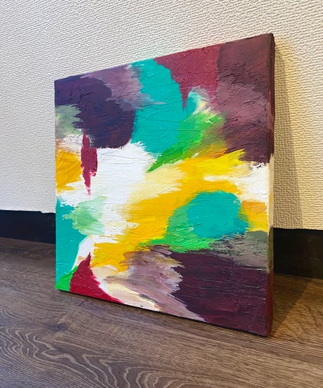 色遊び抽象画　square S4