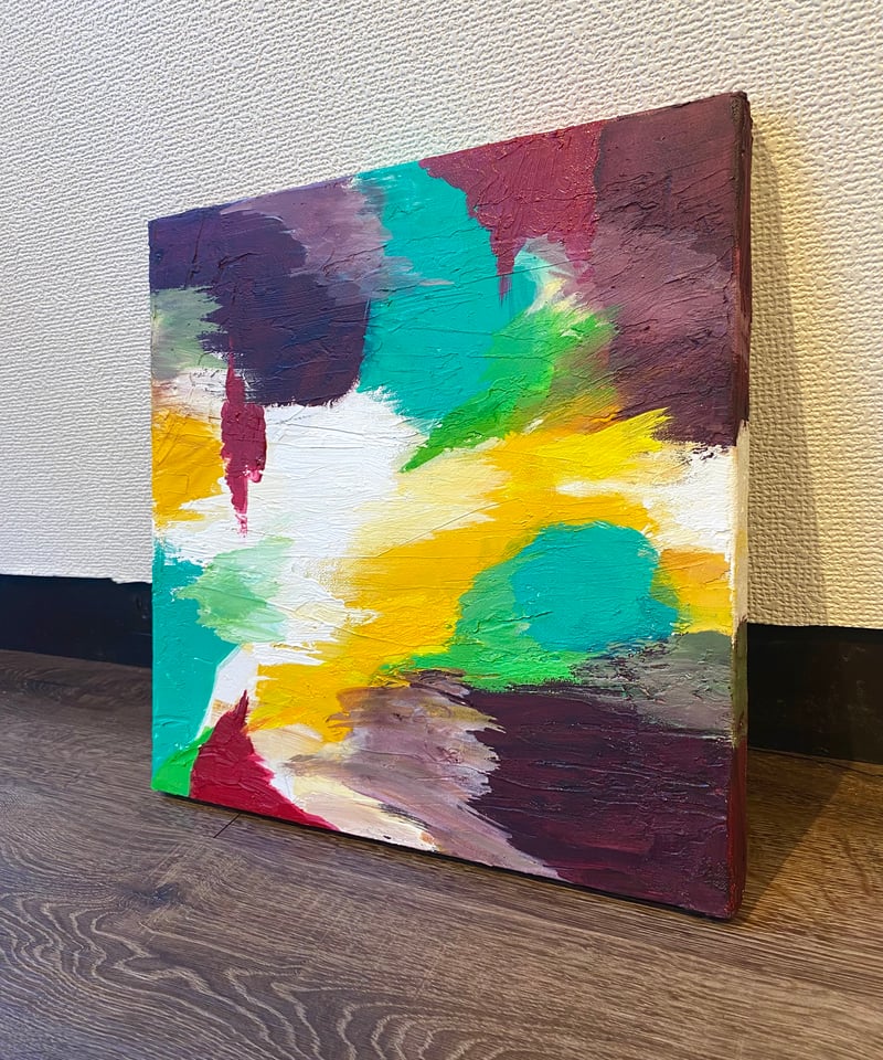 色遊び抽象画 square S4 | nuancebeans